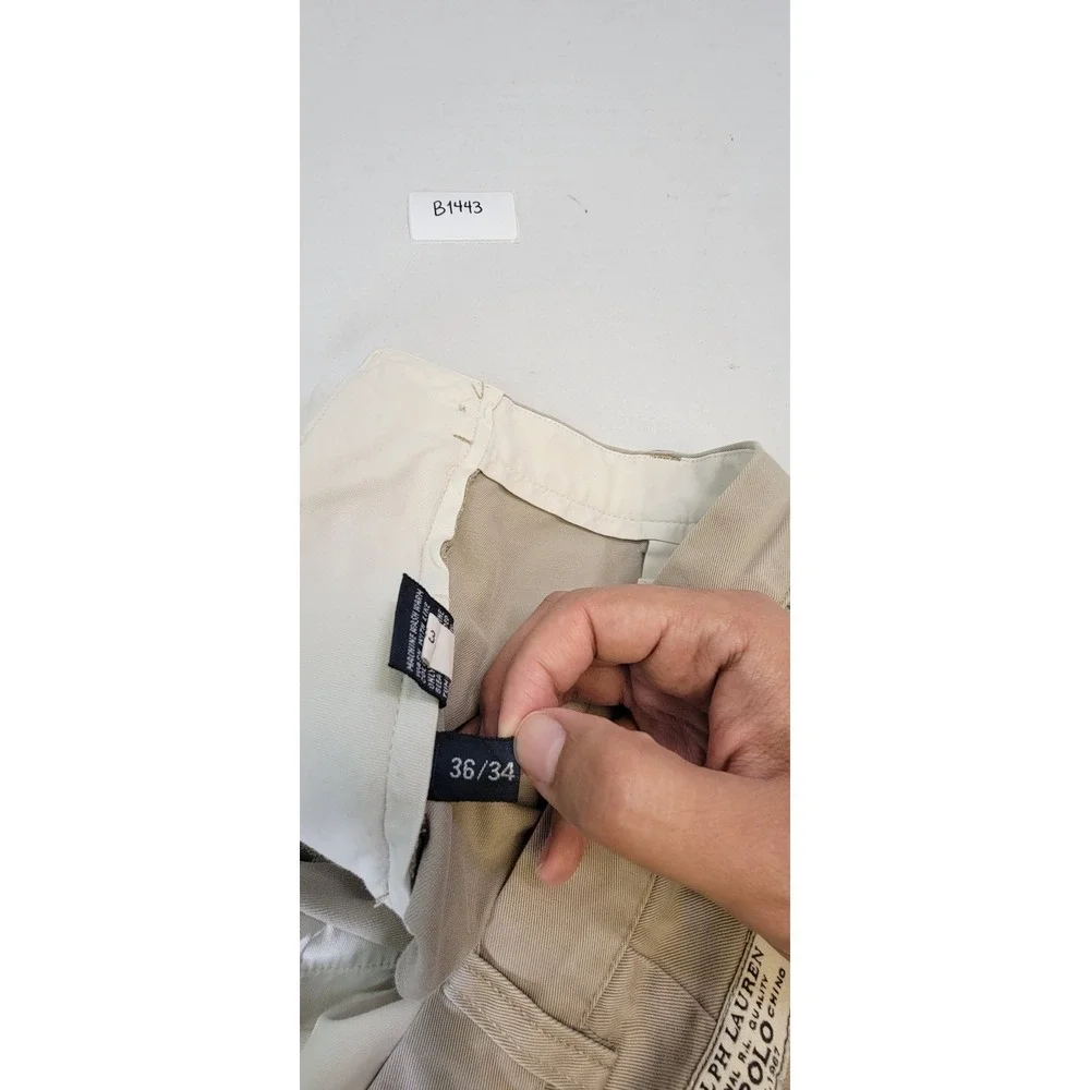 Polo Ralph Lauren Prospect Chino Pants‎ Khaki Men's Size 36x34 Cotton Casual
